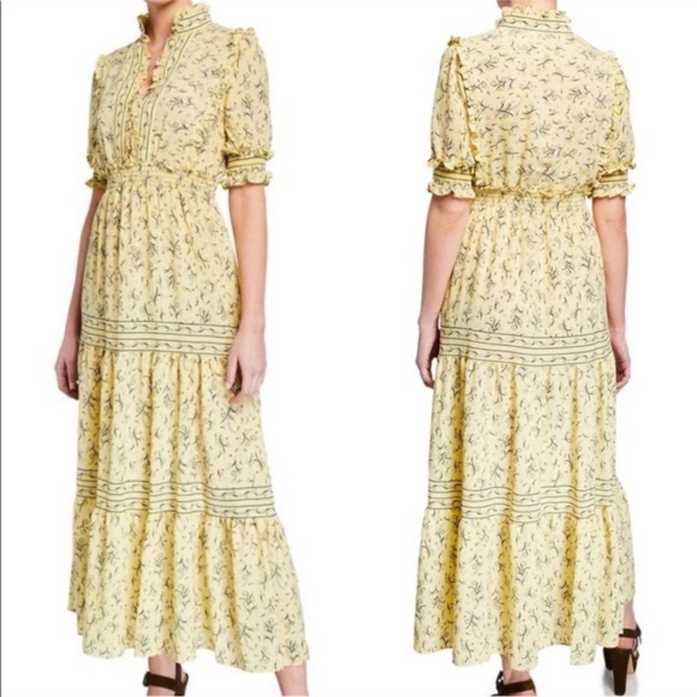 Like new max studios floral maxi dress